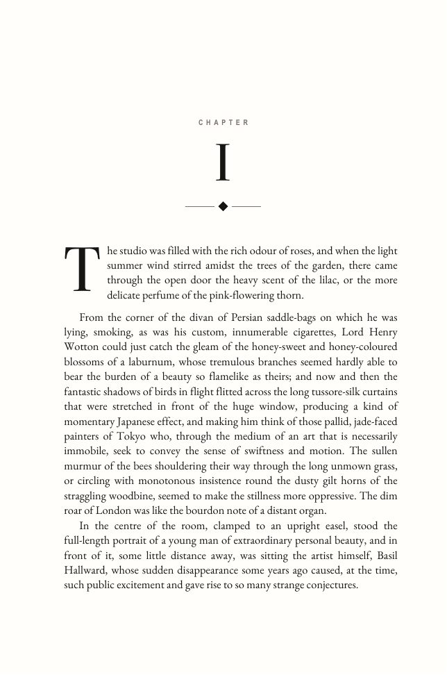 Interior preview page 3 of The Picture of Dorian Gray